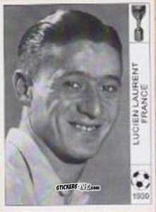 Sticker Lucien Laurent - World Cup Jules Rimet-Uruguay 1930 n. 36 - AM