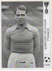 Sticker Edmond Delfour - World Cup Jules Rimet-Uruguay 1930 n. 38 - AM