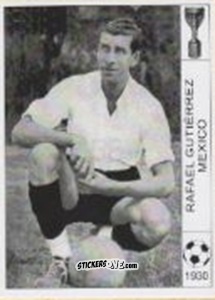 Cromo Rafael Gutierrez - World Cup Jules Rimet-Uruguay 1930 n. 47 - AM