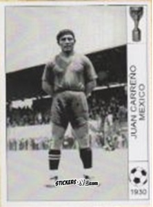 Cromo Juan Carreno - World Cup Jules Rimet-Uruguay 1930 n. 49 - AM