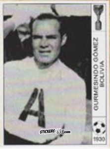 Cromo Gurmesindo Gomez - World Cup Jules Rimet-Uruguay 1930 n. 57 - AM