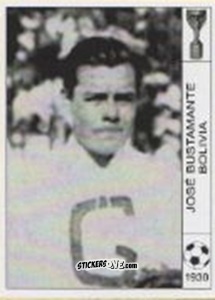 Cromo Josè Bustamante - World Cup Jules Rimet-Uruguay 1930 n. 59 - AM