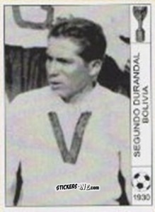 Cromo Segundo Durandal - World Cup Jules Rimet-Uruguay 1930 n. 63 - AM