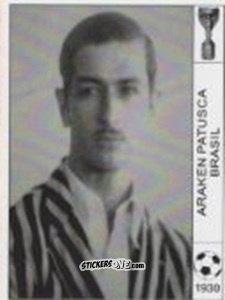 Sticker Araken Patusca - World Cup Jules Rimet-Uruguay 1930 n. 71 - AM