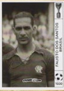 Sticker Fausto Dos Santos - World Cup Jules Rimet-Uruguay 1930 n. 74 - AM