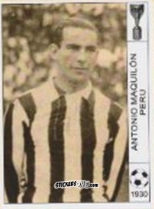 Sticker Antonio Maquilon - World Cup Jules Rimet-Uruguay 1930 n. 94 - AM