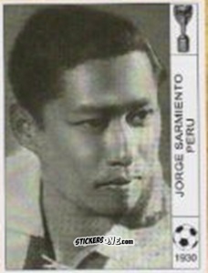 Sticker Jorge Sarmiento - World Cup Jules Rimet-Uruguay 1930 n. 96 - AM