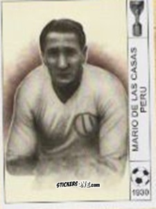 Sticker Mario De Las Casas - World Cup Jules Rimet-Uruguay 1930 n. 98 - AM