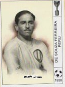 Cromo De Souza Ferreira - World Cup Jules Rimet-Uruguay 1930 n. 99 - AM
