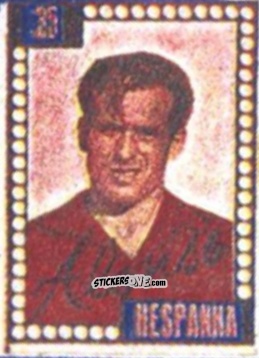 Cromo Gabriel Alonso - Craques do Campeonato Mundial de Futebol 1950
 n. 35 - A. AMERICANA
