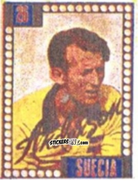 Cromo Sune Andersson - Craques do Campeonato Mundial de Futebol 1950
 n. 26 - A. AMERICANA
