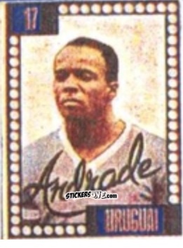 Figurina Andrade - Craques do Campeonato Mundial de Futebol 1950
 n. 17 - A. AMERICANA
