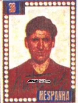 Sticker Francisco Antúnez - Craques do Campeonato Mundial de Futebol 1950
 n. 38 - A. AMERICANA
