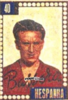 Figurina Estanislao Basora - Craques do Campeonato Mundial de Futebol 1950
 n. 40 - A. AMERICANA
