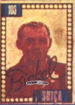 Sticker Alfred Bickel - Craques do Campeonato Mundial de Futebol 1950
 n. 106 - A. AMERICANA
