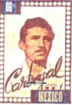 Figurina Carbajal - Craques do Campeonato Mundial de Futebol 1950
 n. 89 - A. AMERICANA
