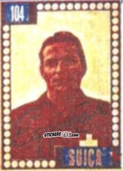 Sticker Olivier Eggimann - Craques do Campeonato Mundial de Futebol 1950
 n. 104 - A. AMERICANA
