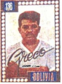 Cromo Greco - Craques do Campeonato Mundial de Futebol 1950
 n. 136 - A. AMERICANA
