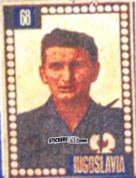 Figurina Ivan Horvat - Craques do Campeonato Mundial de Futebol 1950
 n. 68 - A. AMERICANA
