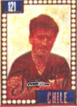 Cromo Carlos Ibáñez - Craques do Campeonato Mundial de Futebol 1950
 n. 121 - A. AMERICANA
