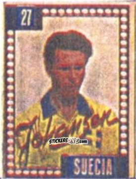 Sticker Johansen - Craques do Campeonato Mundial de Futebol 1950
 n. 27 - A. AMERICANA
