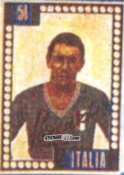 Figurina Lorenzi - Craques do Campeonato Mundial de Futebol 1950
 n. 54 - A. AMERICANA
