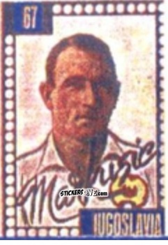 Cromo Srdan Mrkušic - Craques do Campeonato Mundial de Futebol 1950
 n. 67 - A. AMERICANA
