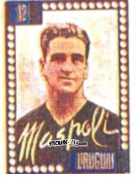 Figurina Roque Máspoli - Craques do Campeonato Mundial de Futebol 1950
 n. 12 - A. AMERICANA
