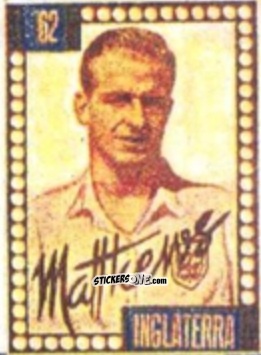 Sticker Stanley Matthews - Craques do Campeonato Mundial de Futebol 1950
 n. 62 - A. AMERICANA
