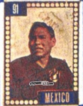 Cromo Alfonso Montemayor - Craques do Campeonato Mundial de Futebol 1950
 n. 91 - A. AMERICANA
