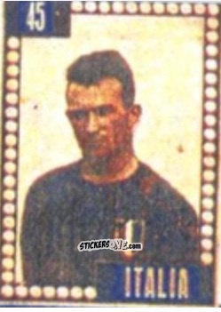 Sticker Giuseppe Moro - Craques do Campeonato Mundial de Futebol 1950
 n. 45 - A. AMERICANA
