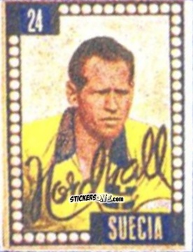 Sticker Nordhall - Craques do Campeonato Mundial de Futebol 1950
 n. 24 - A. AMERICANA
