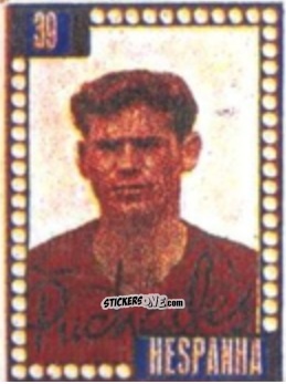 Figurina Antonio Puchades - Craques do Campeonato Mundial de Futebol 1950
 n. 39 - A. AMERICANA

