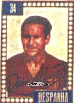 Figurina Ramallets - Craques do Campeonato Mundial de Futebol 1950
 n. 34 - A. AMERICANA
