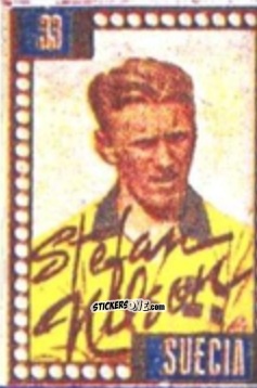 Sticker Stellan Nilsson - Craques do Campeonato Mundial de Futebol 1950
 n. 33 - A. AMERICANA
