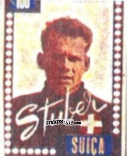 Sticker Georges Stuber - Craques do Campeonato Mundial de Futebol 1950
 n. 100 - A. AMERICANA
