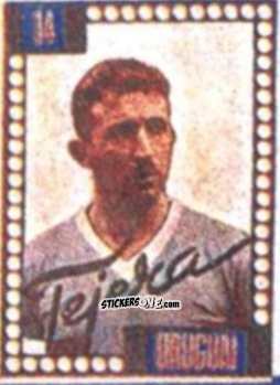 Cromo Eusebio Tejera - Craques do Campeonato Mundial de Futebol 1950
 n. 14 - A. AMERICANA
