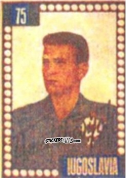 Sticker Kosta Tomaševic - Craques do Campeonato Mundial de Futebol 1950
 n. 75 - A. AMERICANA
