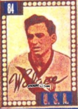 Figurina Frank Wallace - Craques do Campeonato Mundial de Futebol 1950
 n. 84 - A. AMERICANA
