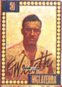 Sticker Billy Wright - Craques do Campeonato Mundial de Futebol 1950
 n. 59 - A. AMERICANA
