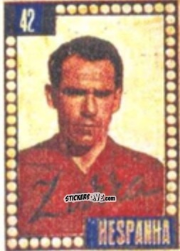 Figurina Zarra - Craques do Campeonato Mundial de Futebol 1950
 n. 42 - A. AMERICANA
