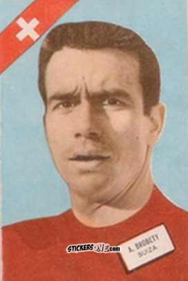 Figurina André Grobéty - Campeonato Mundial de Futbol 1962
 n. 139 - DISGRA
