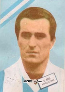 Sticker C. Simeone - Campeonato Mundial de Futbol 1962
 n. 124 - DISGRA