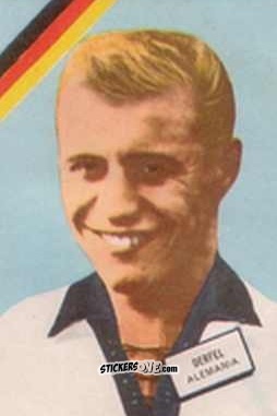 Sticker Derfel - Campeonato Mundial de Futbol 1962
 n. 170 - DISGRA