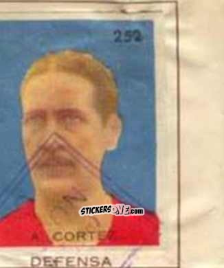 Cromo A. Cortez - Campeonato Mundial de Futbol 1962
 n. 252 - Caramelos