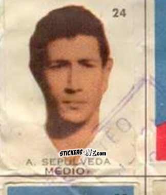 Cromo A. Sepulveda - Campeonato Mundial de Futbol 1962
 n. 24 - Caramelos