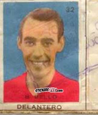 Sticker B. Bello - Campeonato Mundial de Futbol 1962
 n. 32 - Caramelos