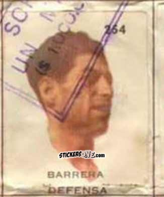 Sticker Barrera - Campeonato Mundial de Futbol 1962
 n. 254 - Caramelos