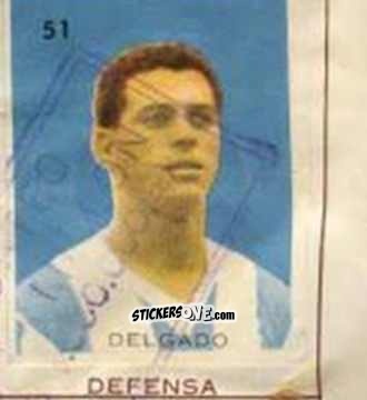 Sticker Delgado - Campeonato Mundial de Futbol 1962
 n. 51 - Caramelos