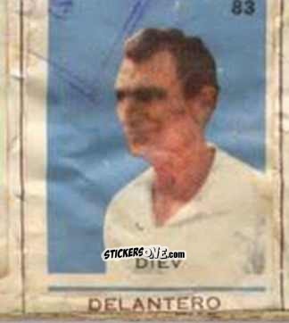 Figurina Diev - Campeonato Mundial de Futbol 1962
 n. 83 - Caramelos